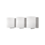 Kuzco Lighting Bridgewater 3 Light 19" Wide Bathroom Vanity Light Brushed Nickel