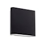 Kuzco Lighting Slate 6" Tall LED Wall Sconce Black