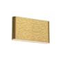 Kuzco Lighting Slate 6" Tall LED Wall Sconce Brushed Gold