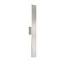 Kuzco Lighting Vesta 36" Tall LED Outdoor Wall Sconce Brushed Nickel