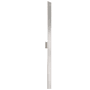 Kuzco Lighting Vesta 72" Tall LED Outdoor Wall Sconce Brushed Nickel