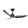 Kuzco Lighting Hugo 42" 3 Blade Indoor / Outdoor Smart Ceiling Fan Matte Black