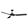 Kuzco Lighting Fremont 60" 3 Blade Indoor LED Ceiling Fan Matte Black
