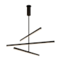 Kuzco Lighting Vega 45" Wide LED Sputnik Chandelier Black