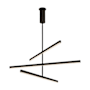 Kuzco Lighting Vega 45" Wide LED Sputnik Chandelier Black