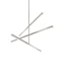 Kuzco Lighting Vega 45" Wide LED Sputnik Chandelier Brushed Nickel