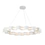Kuzco Lighting Nami 35" Wide Abstract Ring Chandelier Antique White