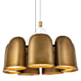 Kuzco Lighting Bell 19" Wide LED Chandelier Vintage Brass
