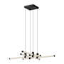 Kuzco Lighting Blade 35" Wide LED Chandelier Black