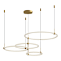 Kuzco Lighting Bruni 32" Wide LED Ring Chandelier Brushed Gold
