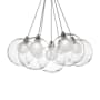 Kuzco Lighting Bolla 17" Wide 3000K LED Chandelier Chrome