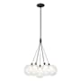 Kuzco Lighting Bolla 17" Wide 3000K LED Chandelier Black