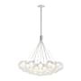 Kuzco Lighting Bolla 28" Wide LED Chandelier Chrome