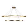 Kuzco Lighting Ovale 53" Wide Ring Chandelier Brushed Gold