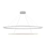 Kuzco Lighting Ovale 53" Wide Ring Chandelier White