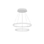 Kuzco Lighting Cerchio 24" Wide LED Ring Chandelier White