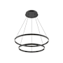 Kuzco Lighting Cerchio 32" Wide LED Ring Chandelier Black