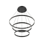 Kuzco Lighting Cerchio 32" Wide LED Ring Chandelier Black