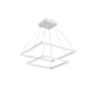 Kuzco Lighting Piazza 24" Wide LED Square Chandelier White