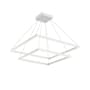 Kuzco Lighting Piazza 32" Wide LED Square Chandelier White