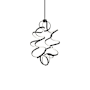 Kuzco Lighting Synergy 35" Tall LED Abstract Chandelier Black
