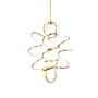 Kuzco Lighting Synergy 32" Wide LED Abstract Chandelier Antique Brass