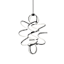Kuzco Lighting Synergy 32" Wide LED Abstract Chandelier Black