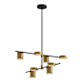 Kuzco Lighting Jayden 40" Wide LED Chandelier Black / Brushed Gold