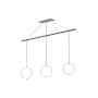 Kuzco Lighting Marquee 3 Light Linear Pendant Canopy System Graphite