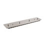 Kuzco Lighting Canopy 6" Wide with Four Ports Brushed Nickel