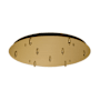 Kuzco Lighting Canopy 18" Wide with Nine Ports Brushed Gold
