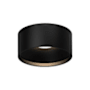 Kuzco Lighting Lucci 5" Wide LED Flush Mount Drum Ceiling Fixture Black