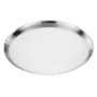 Kuzco Lighting Malta 15" Wide LED Flush Mount Ceiling Fixture Brushed Nickel