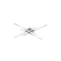 Kuzco Lighting Vega Minor 32" Wide LED Flush Mount Ceiling Fixture Brushed Nickel