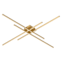 Kuzco Lighting Vega Minor 47" Wide LED Flush Mount Ceiling Fixture Brushed Gold