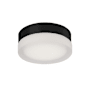Kuzco Lighting Bedford 6" Wide LED Flush Mount Drum Ceiling Fixture Black