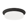 Kuzco Lighting Stockton 6" Wide LED Flush Mount Drum Ceiling Fixture Black