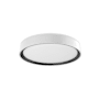 Kuzco Lighting Essex 16" Wide Selectable Color Temperature LED Flush Mount Drum Ceiling Light White / Black