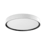 Kuzco Lighting Essex 20" Wide LED Flush Mount Drum Ceiling Fixture White / Black