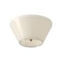 Kuzco Lighting Holt LED Flush Mount Ceiling Fixture Brushed Gold / Glossy Opal