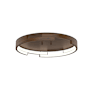 Kuzco Lighting Anello Minor 19" Wide LED Flush Mount Ceiling Fixture Walnut