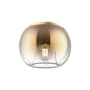 Kuzco Lighting Samar Flush Mount Globe Ceiling Fixture Brushed Gold / Copper