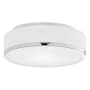 Kuzco Lighting Charlie 12" Wide LED Flush Mount Drum Ceiling Fixture Chrome
