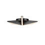 Kuzco Lighting Tachi 15" Wide LED Flush Mount Ceiling Fixture Urban Bronze