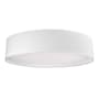 Kuzco Lighting Dalton 20" Wide LED Flush Mount Drum Ceiling Fixture Brushed Nickel / White