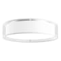 Kuzco Lighting Dalton 20" Wide LED Flush Mount Drum Ceiling Fixture White Organza
