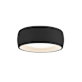 Kuzco Lighting Savile 5" Wide Flush Mount Drum Ceiling Fixture Black