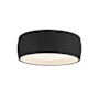 Kuzco Lighting Savile 6" Wide Flush Mount Drum Ceiling Fixture Black