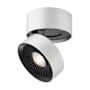 Kuzco Lighting Solo 5" Wide LED Semi-flush Drum Ceiling Fixture White