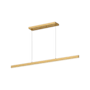 Kuzco Lighting Vega 45" Wide LED Suspension Linear Pendant Brushed Gold